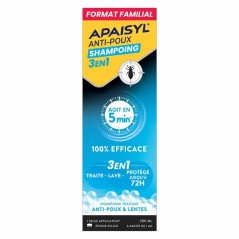 APAISYL ANTI-POUX SHAMP 3 EN1 FL/ 200ML