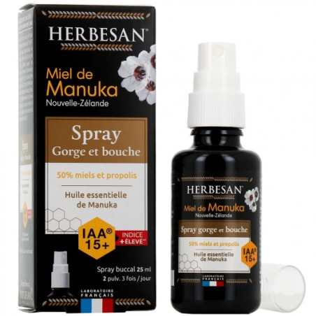 HERBESAN MIEL MANUKA SPRAY BUCCAL