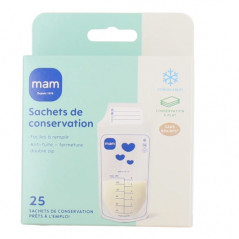 MAM SACHET DE CONSERVATION 180ML B/ 25