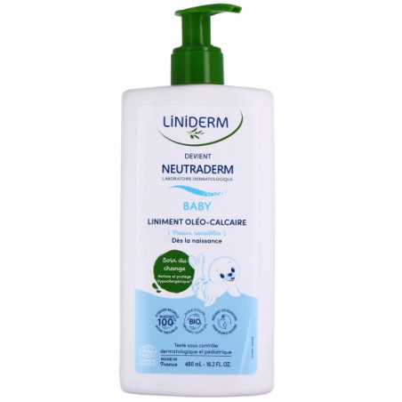LINIDERM LINIMENT OLEO-CALCAIR POMPE 480ML
