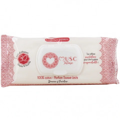 MUSC INTIME LINGETTES LITCHI X30