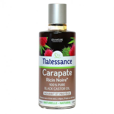 Natessance huile carapate ricin noir 100 ml