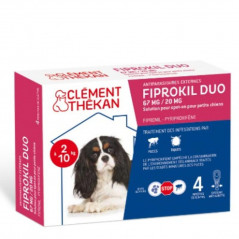 Fiprokil Duo Chiens 2 à 10 kg