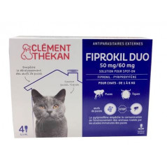 Fiprokil Duo Chat - Traitement Antiparasitaire