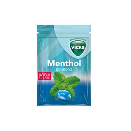 Vicks Bonbons Menthe Verte 72 g