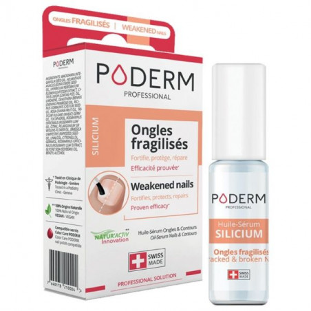Poderm huile sérum silicium