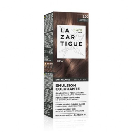 Lazartigue émulsion colorante 5.00 châtain