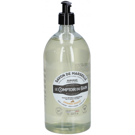 Le Comptoir Bain Savon Soin Amande 1L