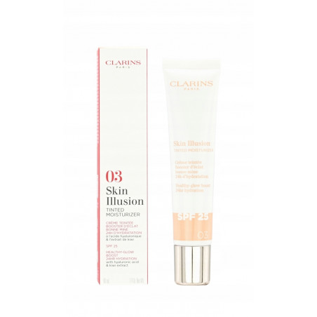 CLARINS SKIN ILLUSION TINTED MOISTURIZER 03 SPF 25