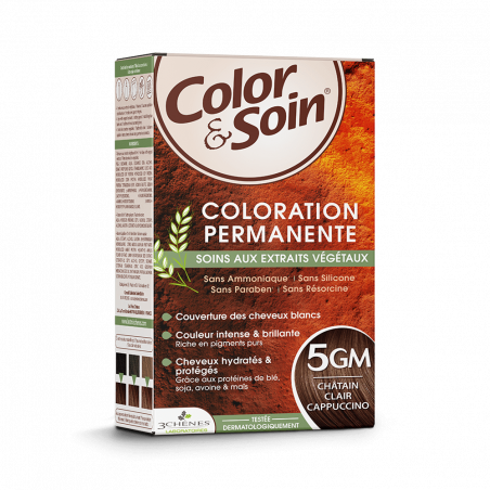 3 CHENES COLOR & SOIN N°5GM CHATAIN CLAIR CAPPUCCINO