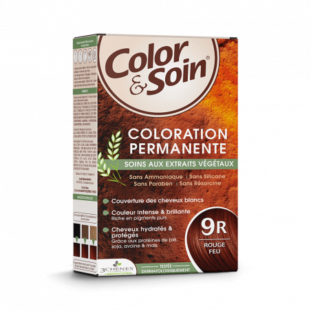 3 CHENES COLOR & SOIN N°9R ROUGE FEU