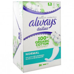 ALWAYS PROTEGE-SLIPS COTTON PROTECTION NORMAL X38