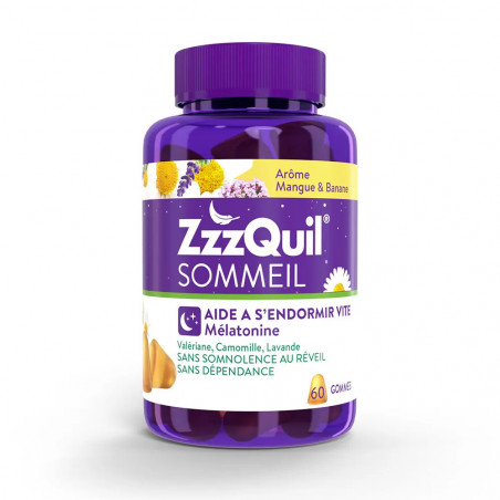 ZZZQUIL SOMMEIL GOMME MANGUE BANANA X60