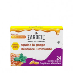 Zarbeil Miel Menthe Pastilles - 24 unités