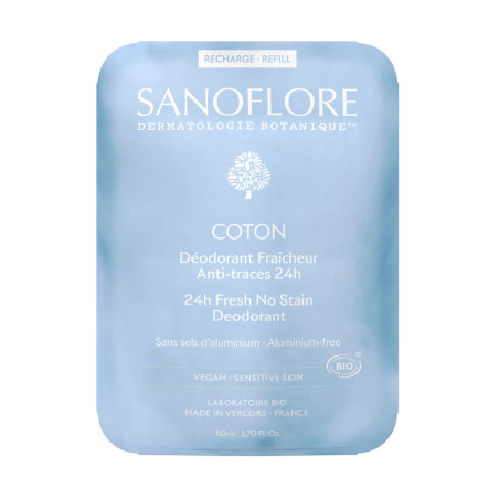 SANOFLORE DEO COTON 50ML RECH
