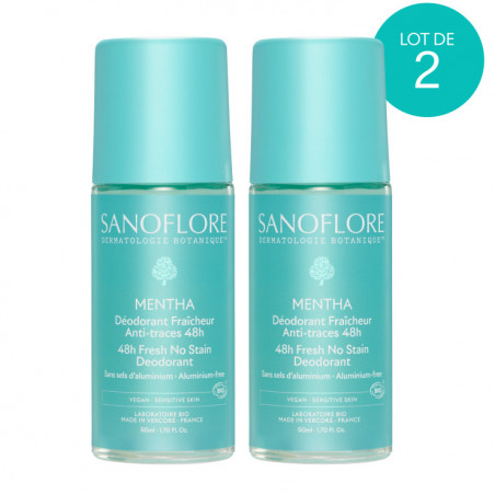 SANOFLORE DEO MENTHA ROLL-ON 50ML DUO