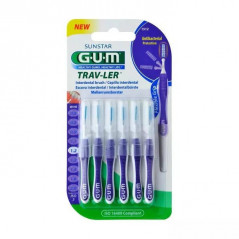 GUM 1512 NEW BROSSETTES VIOLETTE X6