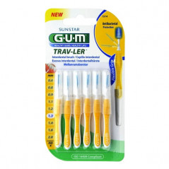 GUM 1514 NEW BROSSETTES JAUNE X6