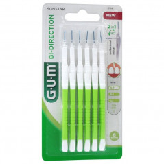 GUM 2114 BROSSETTES 0.7MM BLANCHES X6 ***