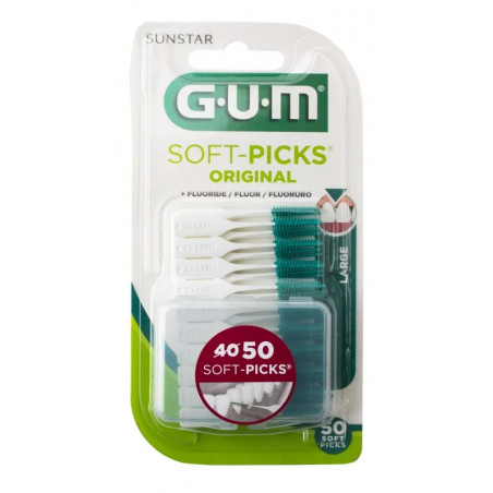 GUM 634 SOFT PICKS/50 LARGE