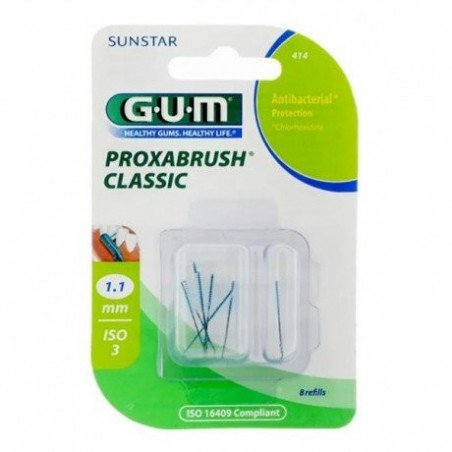 GUM PROXA CLASSIC 1.1MM VERTE 414 RECHARGE
