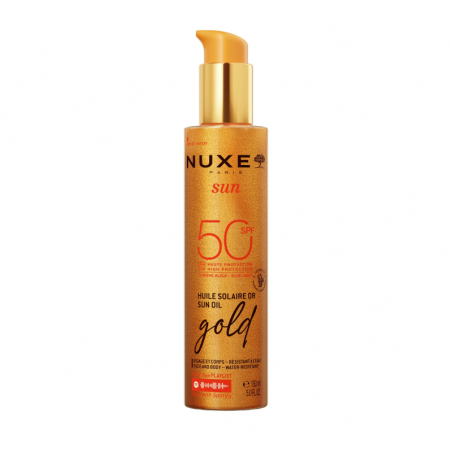 NUXE SUN IP50 HUILE GOLD VISAGE/CORPS 150ML