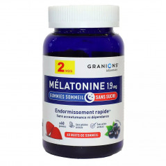GRANIONS MELATONINE SOMMEIL 1.9MG 60 GUMMIES