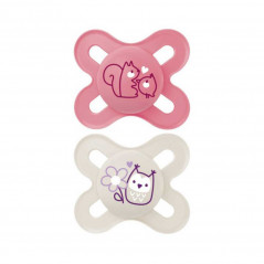MAM 10 SUCETTE NAISSANCE 0-2 MOIS SILICONE X2