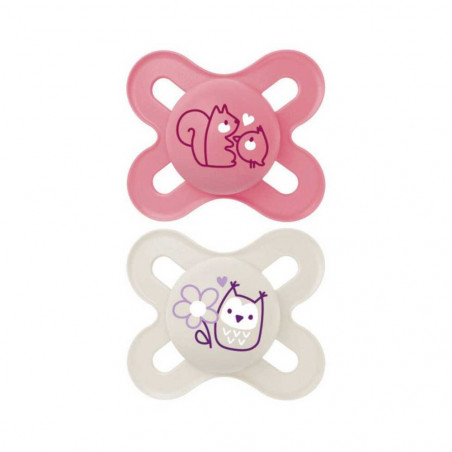 MAM 10 SUCETTE NAISSANCE 0-2 MOIS SILICONE X2