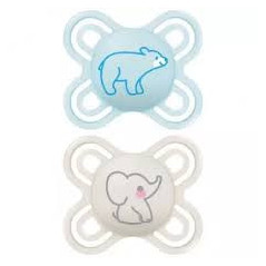 MAM 02 SUCETTE PERFECT 0-2 MOIS SILICONE X2
