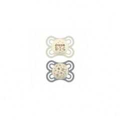 MAM 12 SUCETTE PERFECT NUIT 0-6 MOIS X2