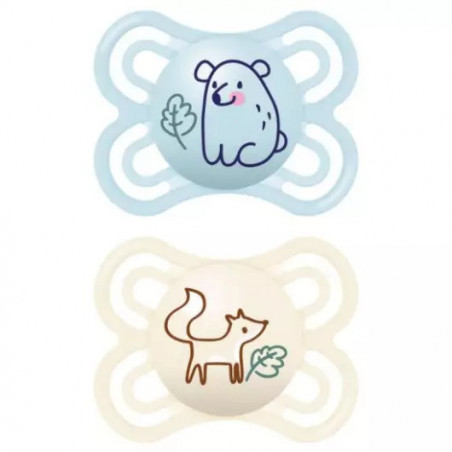 MAM 13 SUCETTE PERFECT 0-6 MOIS X2