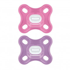 MAM 16 SUCETTE COMFORT ROSE 0-2M DUO