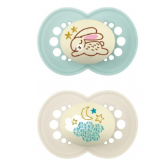 MAM 40 SUCETTE NUIT18M+BTE STER