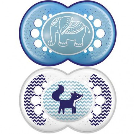 MAM 44 SUCETTE ANAT SILIC +18M ANIM X  2