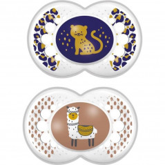 MAM 44 SUCETTE ANAT SILIC +18M ANIM X  2