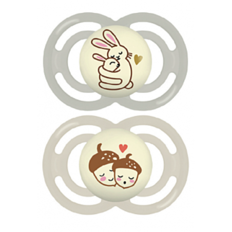 MAM 51 SUCETTE PERFECT NUIT +18MOIS SILICONE X2