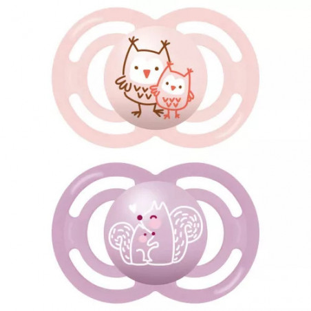 MAM 57 SUCETTE PERFECT +18MOIS DECOR SILICONE X2