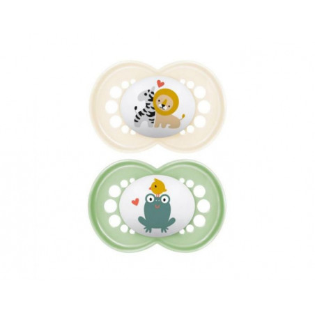 MAM 75 SUCETTE ORIGINAL CLASSIQUE SIL 18M+ X2