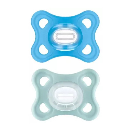 MAM 77 SUCETTE COMFORT BLEU 2-6M DUO