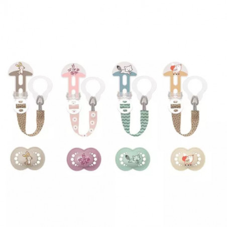 MAM 79 KIT SUCETTE + ATTACHE SUCETTE + DE 6 MOIS