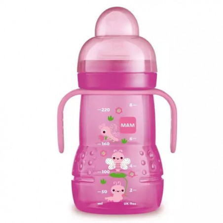 MAM BIBERON TRANSITION FILLE SILIC 220ML