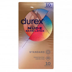 DUREX NUDE SANS LATEX X10