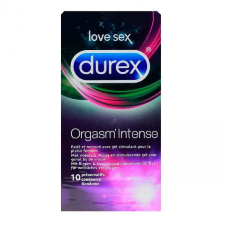 DUREX ORGASM INTENSE PRESERV B/10