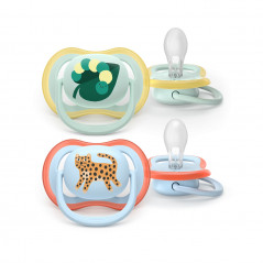 AVENT SUCETTE ULTRA AIR SILIC 0-6M ANIMAUX B/2