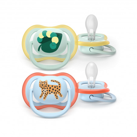 AVENT SUCETTE ULTRA AIR SILIC 0-6M ANIMAUX B/2